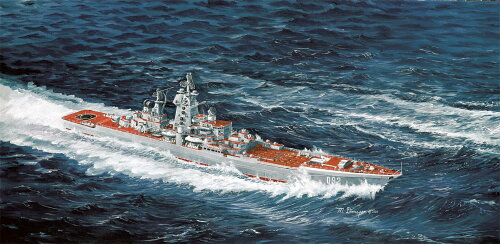 JAN 4545782065459 ドラゴンモデル 1/700 ロシア海軍キーロフ級ミサイル巡洋艦 アドミラル・ウシャコフ プラモデル 有限会社プラッツ ホビー 画像