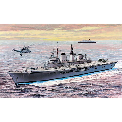 JAN 4545782083309 ドラゴンモデル 1/700 イギリス海軍 航空母艦 インヴィンシブル フォークランド紛争40周年記念 プラモデル 有限会社プラッツ ホビー 画像