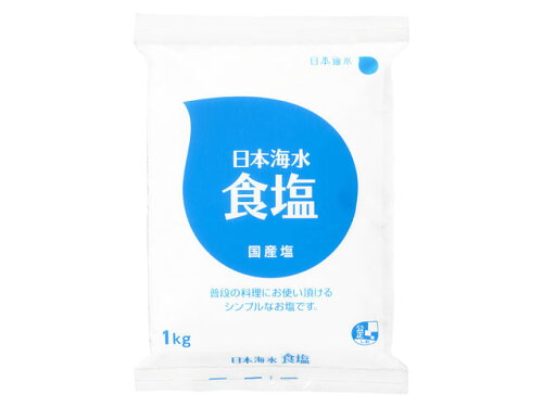 JAN 4546786100115 日本海水 食塩 1Kg 株式会社日本海水 食品 画像