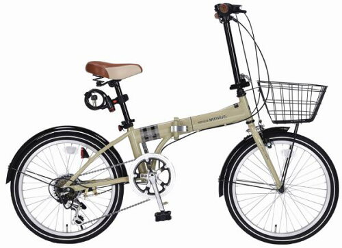 JAN 4547035120656 MF-206F-CA マイパラス 折りたたみ自転車 20インチ カフェ MYPALLAS NOEL 株式会社池商 スポーツ・アウトドア 画像