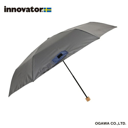 JAN 4547128181847 小川｜Ogawa 軽量折りたたみ傘 innovator イノベーター グレー IN-58M-15 雨傘 /メンズ /58cm 株式会社小川 バッグ・小物・ブランド雑貨 画像
