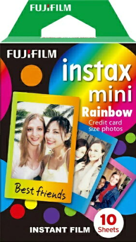 JAN 4547410225754 FUJI FILM INSTAX MINI RAINBOW 富士フイルム株式会社 TV・オーディオ・カメラ 画像