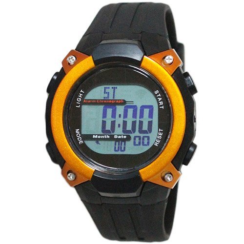 JAN 4547493043474 Formia（フォルミア） デジタル電波ソーラーウォッチ FDM7862-OR ブラック/オレンジ 保土ヶ谷電子販売株式会社 腕時計 画像