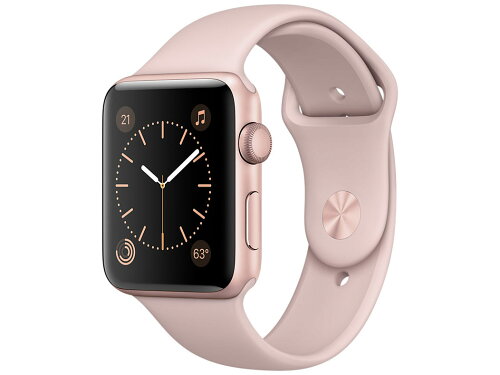JAN 4547597986417 アップル Apple Watch2 42mm ローズアルミ/ピンクスポーツ Apple Japan(同) スマートフォン・タブレット 画像