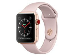 JAN 4547597996454 アップル Apple Watch3 42mm ゴールドアルミ ピンクスポーツ Apple Japan(同) スマートフォン・タブレット 画像