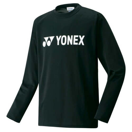 JAN 4547656931822 YONEX ヨネックス ユニ ロングスリーブTシャツ 品番:16158 カラー:ブラック 007 サイズ:L ヨネックス株式会社 スポーツ・アウトドア 画像
