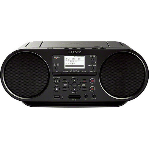 JAN 4548736047372 ソニー Bluetooth対応 CDラジオ ZS-RS81BT ブラック(1台) ソニーグループ株式会社 TV・オーディオ・カメラ 画像