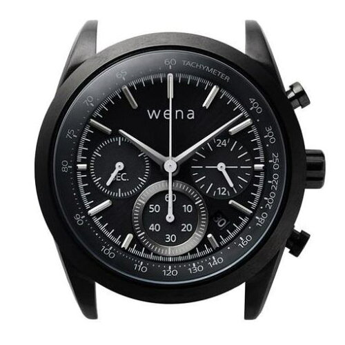 JAN 4548736060517 wena Chronograph WH-CS01/B ソニーグループ株式会社 腕時計 画像