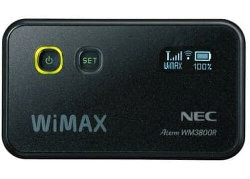 JAN 4549022621573 NEC WiMAXモバイルルーター PA-WM3800R(AT)B 日本電気株式会社 光回線・モバイル通信 画像
