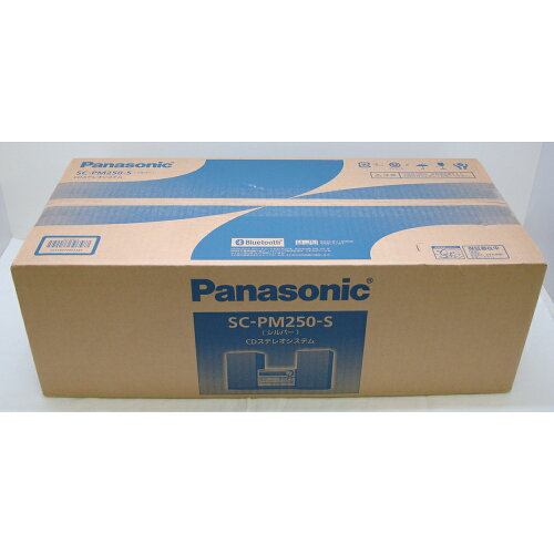 JAN 4549077396587 Panasonic CDステレオシステム SC-PM250-S パナソニックオペレーショナルエクセレンス株式会社 TV・オーディオ・カメラ 画像