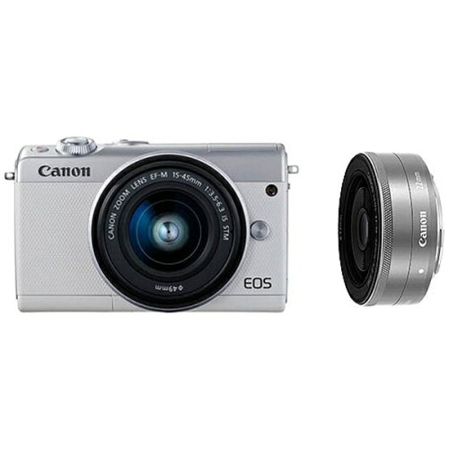 JAN 4549292096972 Canon  EOS M100 Wレンズキット WH キヤノン株式会社 TV・オーディオ・カメラ 画像
