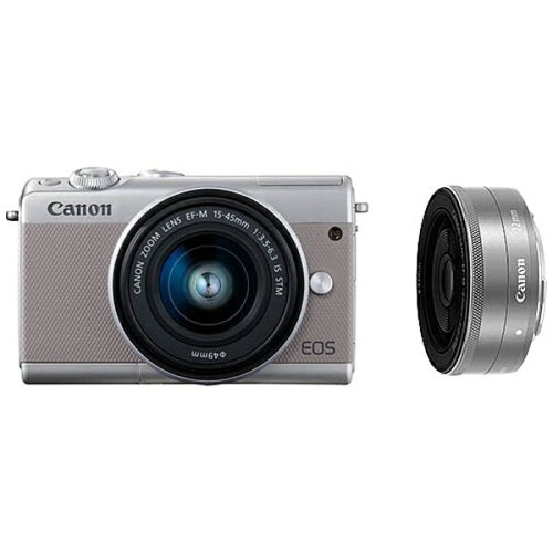 JAN 4549292097030 Canon  EOS M100 Wレンズキット GY キヤノン株式会社 TV・オーディオ・カメラ 画像
