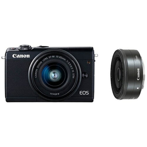 JAN 4549292100624 Canon  EOS M100 Wレンズキット BK キヤノン株式会社 TV・オーディオ・カメラ 画像