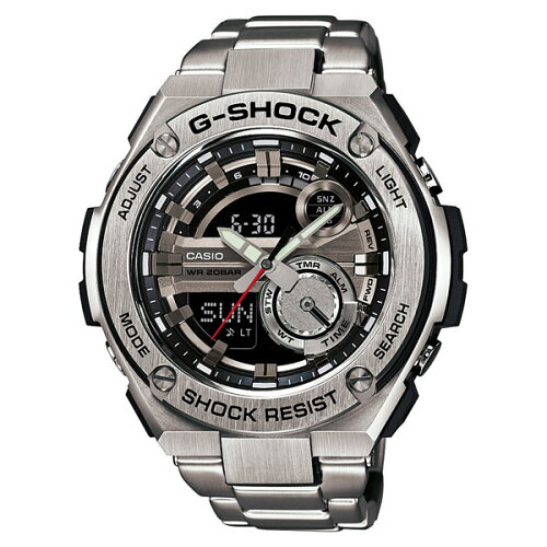JAN 4549526107993 CASIO G-SHOCK G-STEEL GST-210D-1AJF カシオ計算機株式会社 腕時計 画像