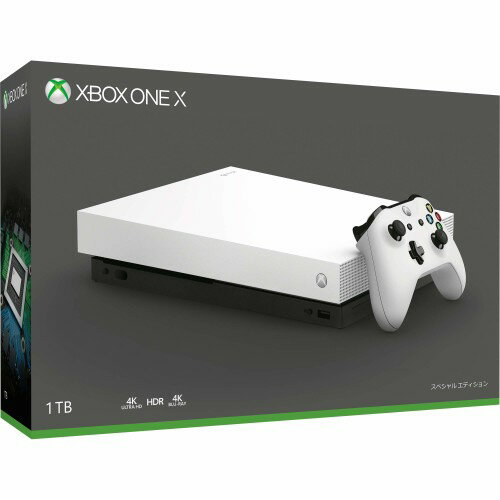 JAN 4549576103105 Microsoft Xbox One X XBOX ONE ホワイト スペシャル エディション 日本マイクロソフト株式会社 テレビゲーム 画像