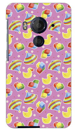 JAN 4549764001824 Coverfull toyduck パープル produced by COLOR STAGE / for HTC J butterfly HTV31/au AHTV31-ABWH-151-MBS3 株式会社4REAL スマートフォン・タブレット 画像