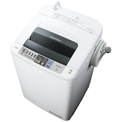 JAN 4549873033907 HITACHI 白い約束  洗濯機 NW-80B(W) 日立グローバルライフソリューションズ株式会社 家電 画像
