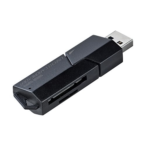 JAN 4549937045631 サンワサプライ USB3.0 SDカードリーダー SD/micro SD対応 ADR-3MSDUBK 株式会社イチネンネット パソコン・周辺機器 画像
