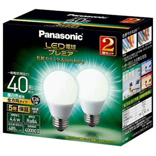 JAN 4549980008270 Panasonic LED電球 プレミア 40W相当 LDA4N-G/Z40E/S/W/2/2T パナソニックオペレーショナルエクセレンス株式会社 インテリア・寝具・収納 画像