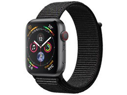 JAN 4549995046588 Apple Watch Series 4 44mm グレイアルミ ブラックスポーツループ GPS ＋ Cellular Apple Japan(同) スマートフォン・タブレット 画像