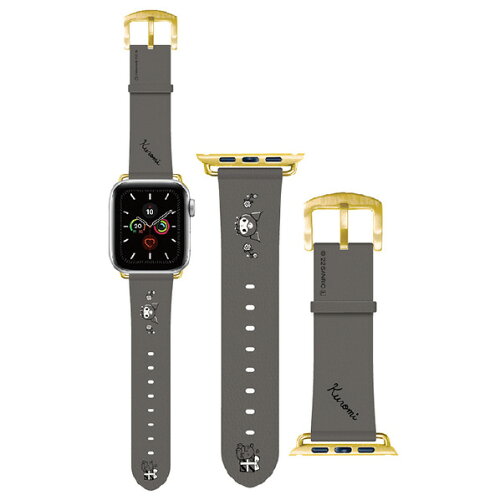 JAN 4550213527215 クロミ アップルウォッチ 替えバンド Apple Watch レザーバンド サンリオ グルマンディーズ ファッション 合皮バンド 41 40 38mm用 45 44 42mm用 株式会社グルマンディーズ 腕時計 画像