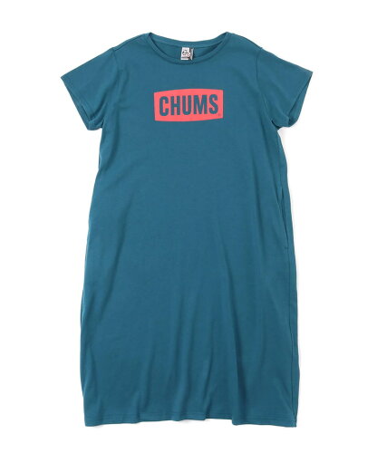 JAN 4550287268601 CHUMS｜チャムス チャムスロゴドレス CHUMS Logo Dress womens Mサイズ/Teal Blue CH18-1212 株式会社ランドウェル レディースファッション 画像