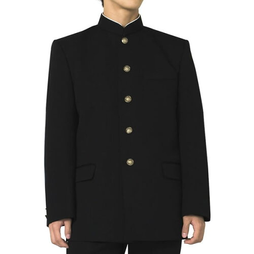 JAN 4560116026135 HIGH-SPEC 日本製標準型ウール混紡詰襟学生服 ブラック （T601NHSA-170） 株式会社ニシキ メンズファッション 画像