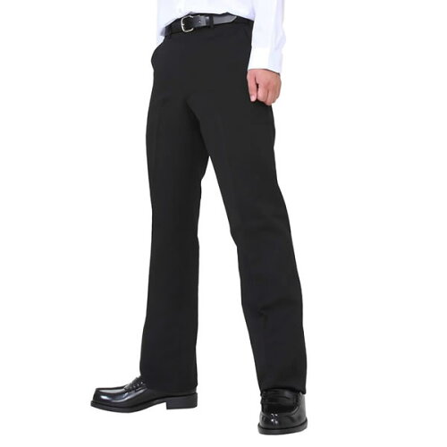 JAN 4560116026500 HIGH-SPEC 日本製標準型ウール混紡学生ズボン(ノータック) ブラック （T601NZRA-W70） 株式会社ニシキ メンズファッション 画像