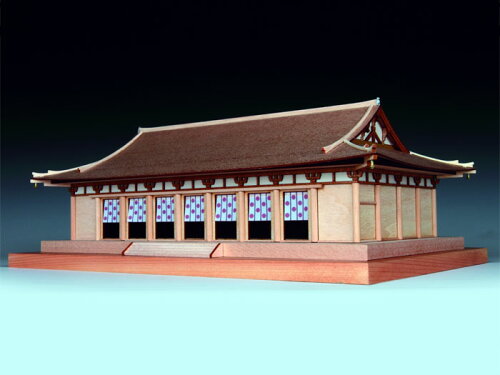 JAN 4560134352445 ウッディジョー 1/150 木製模型 法隆寺 大講堂 木製組立キット 株式会社ウッディ ジョー ホビー 画像