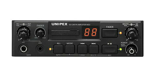 JAN 4560142101073 ユニペックス UNI-PEX NDS-404A SDレコーダー付車載アンプ ユニペックス株式会社 TV・オーディオ・カメラ 画像