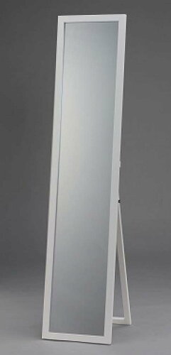 JAN 4560144541983 will 鏡面仕上げ木製スタンドミラー ホワイト ms-  wh  有限会社ウィルリミテッド インテリア・寝具・収納 画像