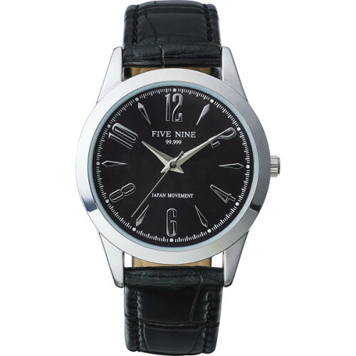 JAN 4560159970440 ファイブナイン メンズ腕時計 ブラック文字盤 FNTK－050MB 株式会社ゆうわ 腕時計 画像