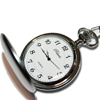 JAN 4560188393043 ポラリス懐中時計ホワイト 見やすい大型表示! グラスプ株式会社 腕時計 画像