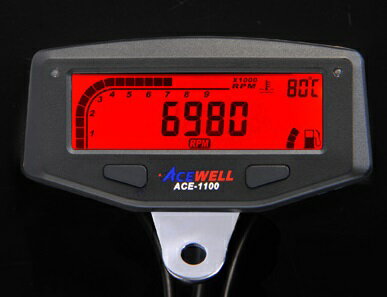 JAN 4560199470436 ACEWELL タキノウ・デジタルメーター ACE-1100 有限会社エービーシー 車用品・バイク用品 画像