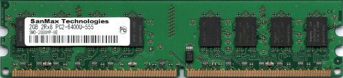 JAN 4560212012179 SanMax Technologies PC2-6400U 2GB 240pin DIMM デスクトップパソコン用メモリ SMD-2G88HP-8E サンマックス・テクノロジーズ株式会社 パソコン・周辺機器 画像