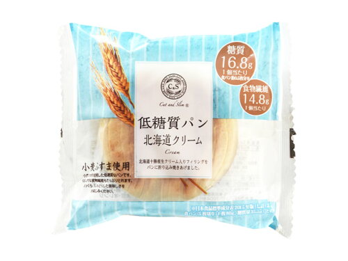 JAN 4560228235432 ピアンタ Cut&Slim 低糖質パン 北海道クリーム 1個 株式会社ピアンタ 食品 画像