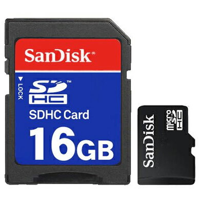 JAN 4562105982637 SANDISK SDSDQ-016G 16GB microSDHC SD用アダプタ付 バルク品 株式会社アーキサイト TV・オーディオ・カメラ 画像