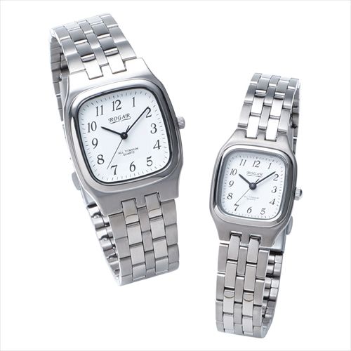 JAN 4562275333253 ロガール チタンペアウォッチ RO-052P-WS トップ株式会社 腕時計 画像