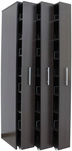 JAN 4562361430965 3連 スリムラック 本棚 薄型 スライド 有限会社ジェイサプライ インテリア・寝具・収納 画像