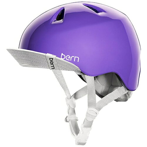 JAN 4562368711555 BERN｜バーン 子供用ヘルメット NINA ALL SEASON Gloss Purple/ XS-Sサイズ：48～51.5cm BE-VJGGPUV-11 VJGGPUV 株式会社ワイティーエス スポーツ・アウトドア 画像