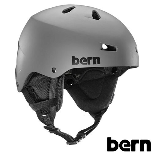 JAN 4562368744638 ヘルメット BERN スノーボード スキー TEAM MACON チーム メーコン 2016-17モデル BE-SM22TMGRY 株式会社ワイティーエス スポーツ・アウトドア 画像