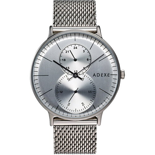 JAN 4562460911709 adexe アデクス 1868c-05 ユニセックス 腕時計 grande グランデ   シルバーメッシュ 株式会社ボーディングパス 腕時計 画像