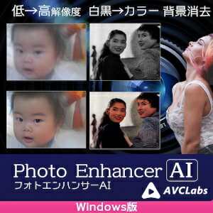 JAN 4570000431846 AVCLabs Photo Enhancer AI Windows版 (メディアナビ) 株式会社メディアナビ パソコン・周辺機器 画像