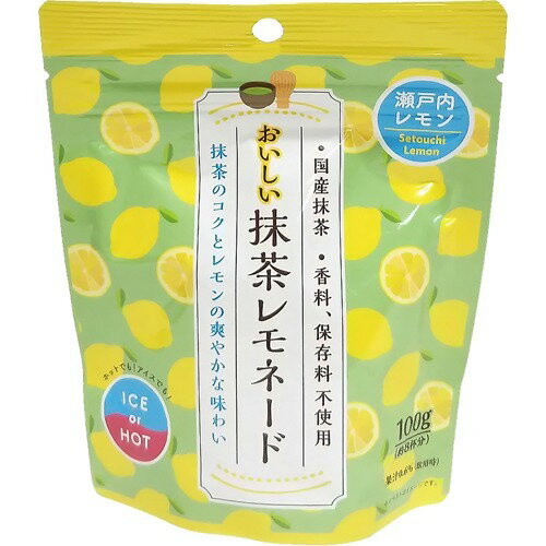 JAN 4571132711714 日本伝統食品 おいしい抹茶レモネード 100g 日本伝統食品株式会社 水・ソフトドリンク 画像