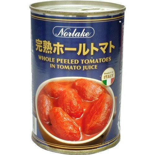 JAN 4571139556240 ノルレェイク イタリア産トマト缶 ホール(400g*24缶) 株式会社ノルレェイク・インターナショナル 食品 画像