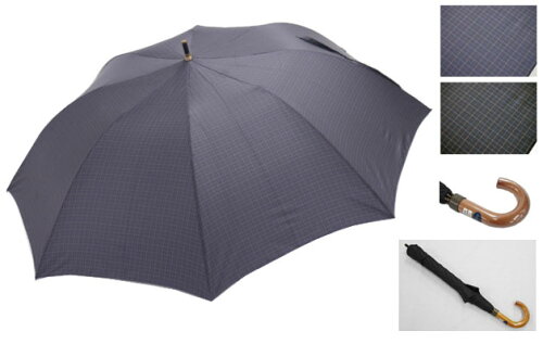 JAN 4571145763557 軽くて、小さくて、大きい雨傘 紳士用 70×８Ｐ，先染ショートワイド ブラック 570 株式会社スギタ バッグ・小物・ブランド雑貨 画像