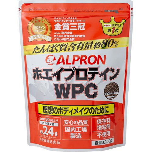 JAN 4571194865356 ALPRON WPC チョコレート風味 3kg 株式会社アルプロン ダイエット・健康 画像