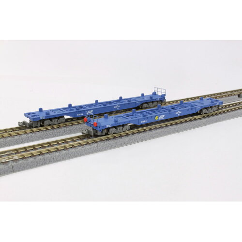 JAN 4571324591186 鉄道模型 六半 Z T007-1 コキ106 ブルー 2両セット コンテナなし 株式会社トイテック ホビー 画像