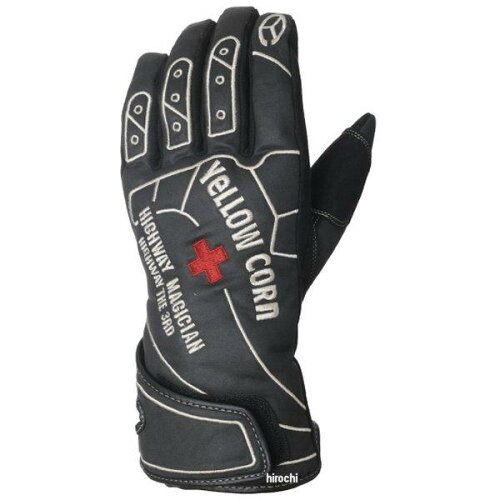 JAN 4571375879691 YG-197W イエローコーン グローブ ブラック/ベージュ M 車用品・バイク用品 画像