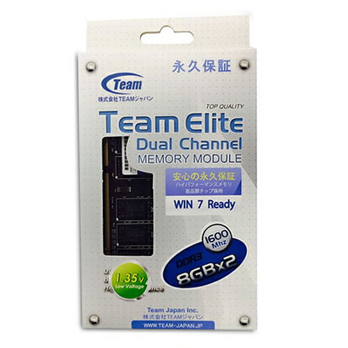 JAN 4571381796784 TEAMGROUP DIMM TED3L16G1600C11DC 株式会社TEAMジャパン パソコン・周辺機器 画像